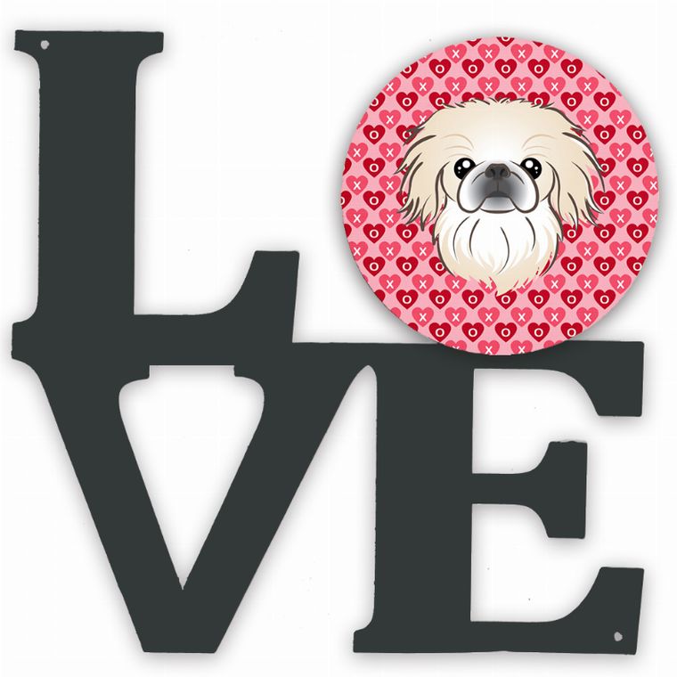 Dog Face xoxo Hearts Metal Wall Artwork LOVE - 194030198278