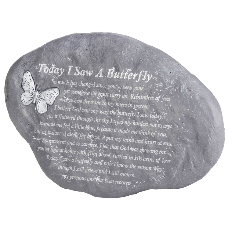 Saw A Butterfly Garden Resin Stone - 603799338523