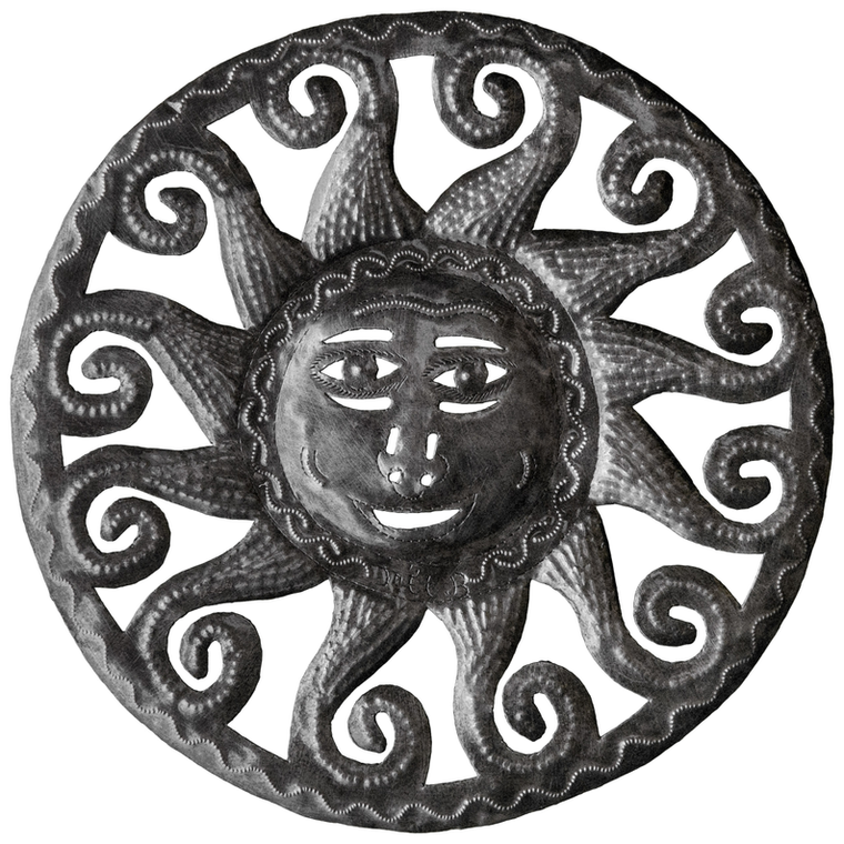 Small Octopus Sun with Border - 640052417342