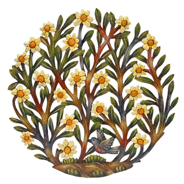 Painted Yellow Spring Garden - 695924871845