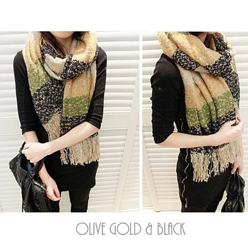 Wrap Me Softly Cotton Shawl With Fringe - 723466565554