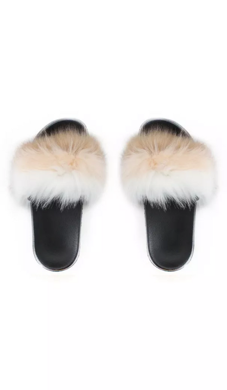 Faux Fur Slides - 746160467474