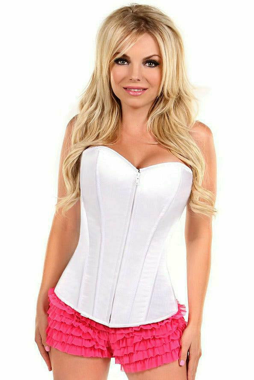 Lavish Sweetheart Front Zipper Corset - 612058840516
