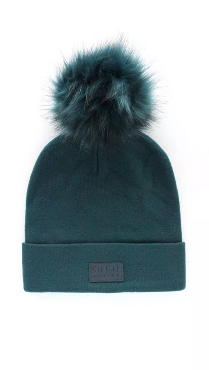 Fur Pom Beanie Hat - 746160466750