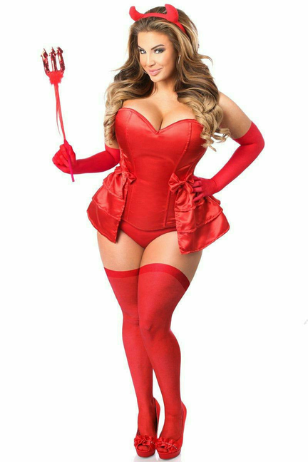 Lavish Devilicious Corset Costume - 635409151123