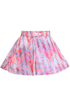 Retro Swirl Skirt - 655222134967