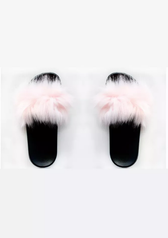 Faux Fur Slides - 746160463858