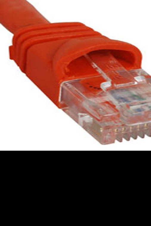 Patch Cord- Cat 6- Molded Boot- 10' Or - 633758034395