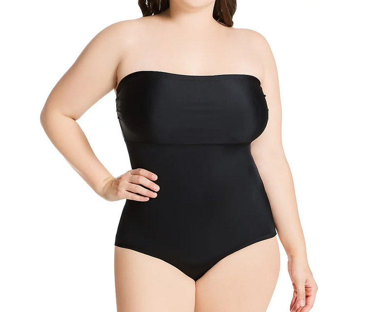 InstantFigure Shapewear Curvy Bandeau Brief with hook & eye - 810677027220