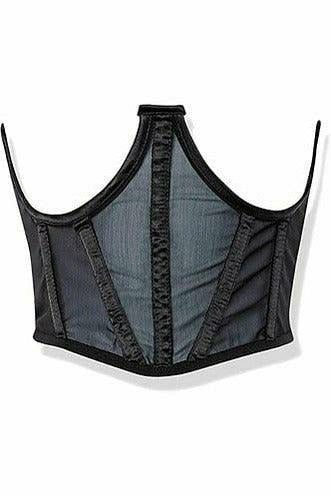 Lavish Mesh Open Cup Waist Cincher - 782588112992