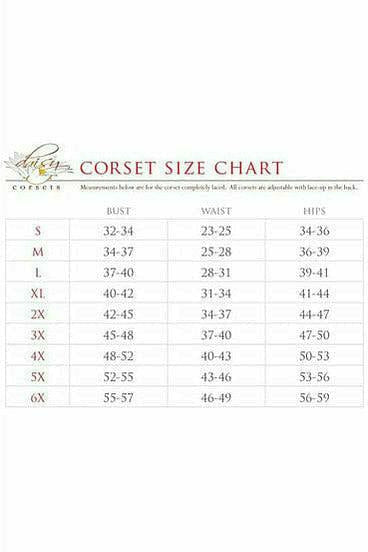 Lavish Satin Underbust Corset - 655222077967