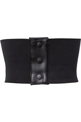 Lavish Patent PVC Corset Belt Cincher - 782588088266