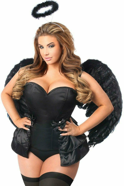 Lavish Angel of Darkness Corset Costume - 635409150720