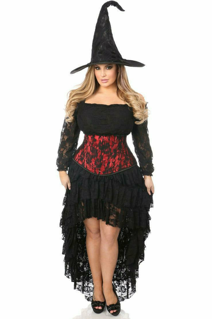 Daisy Corsets Refined Lavish Lace Witch Corset Costume, XL