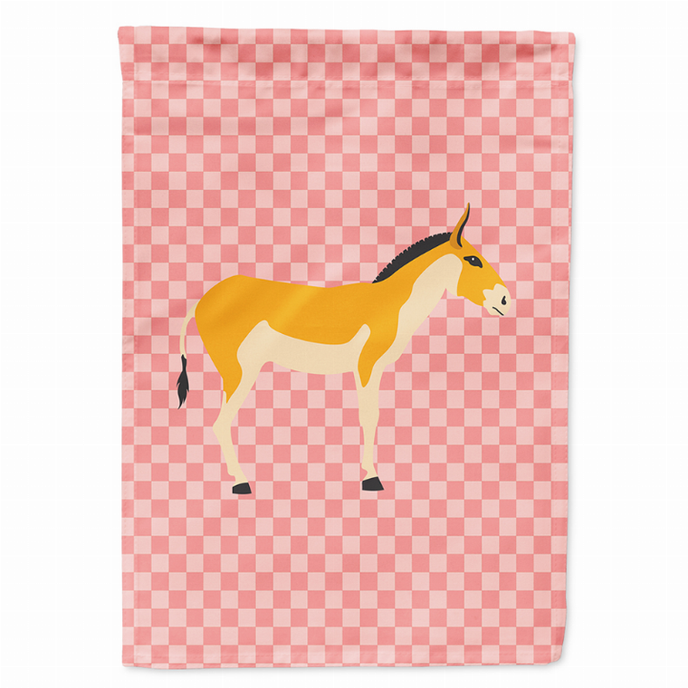 Animal/Bird Themed Pink Check Flag Canvas - 638508945037
