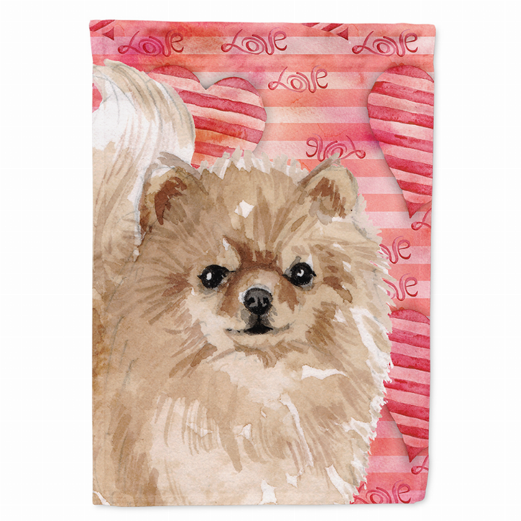 Love/Dog Breed Themed Flag Canvas - 652259139194
