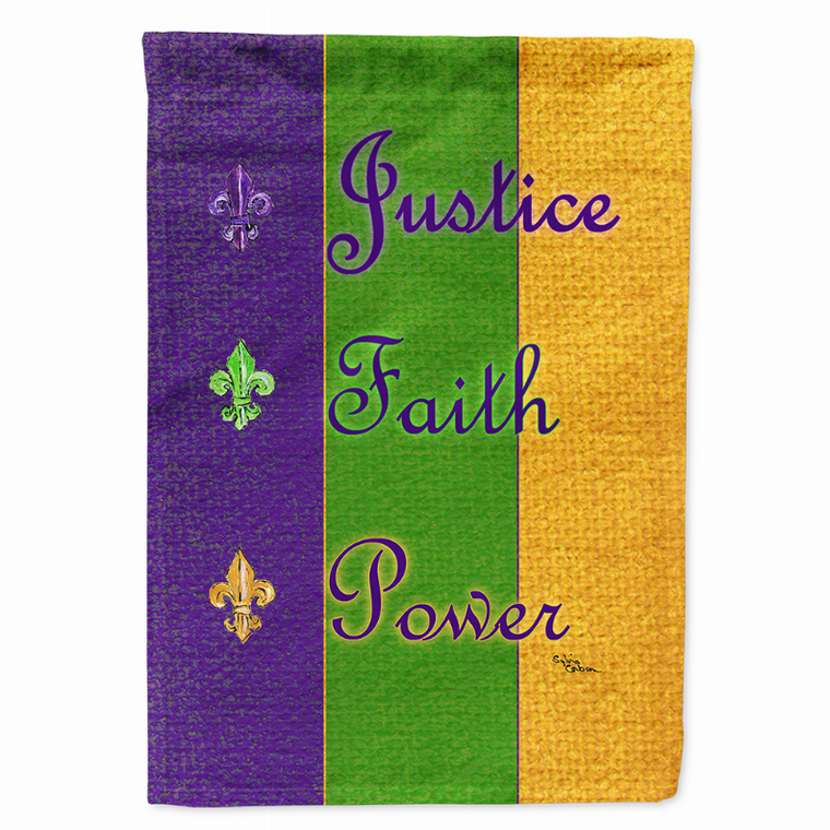 Mardi Gras Flag Canvas - 705332090384