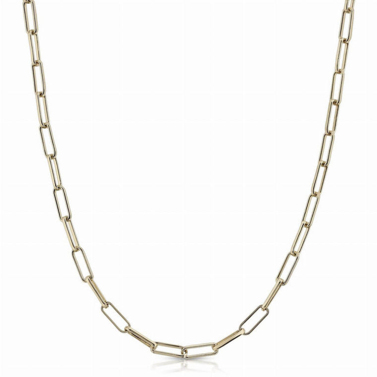 Eklexic Beatrix Charm Necklace, 16 Inch Chain, Classic Everyday Accessory