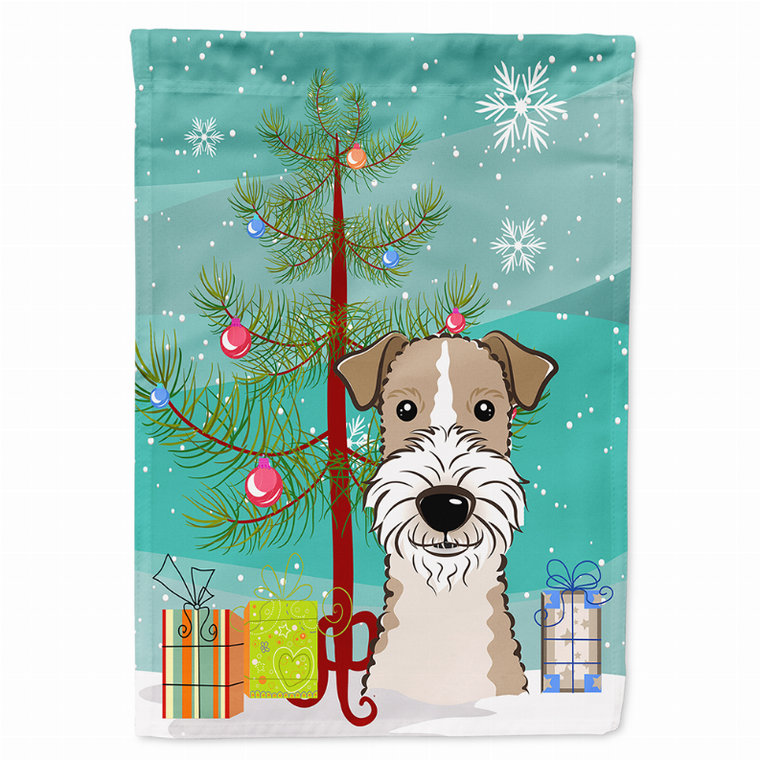 Christmas Tree/Dog  Breed Flag Canvas - 638508103475