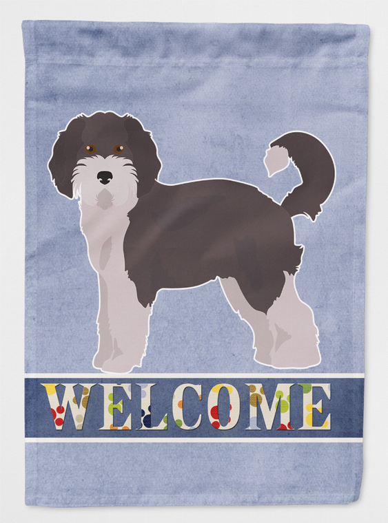 Aussiedoodle #1 Welcome Flag Canvas House Size - 194030051122
