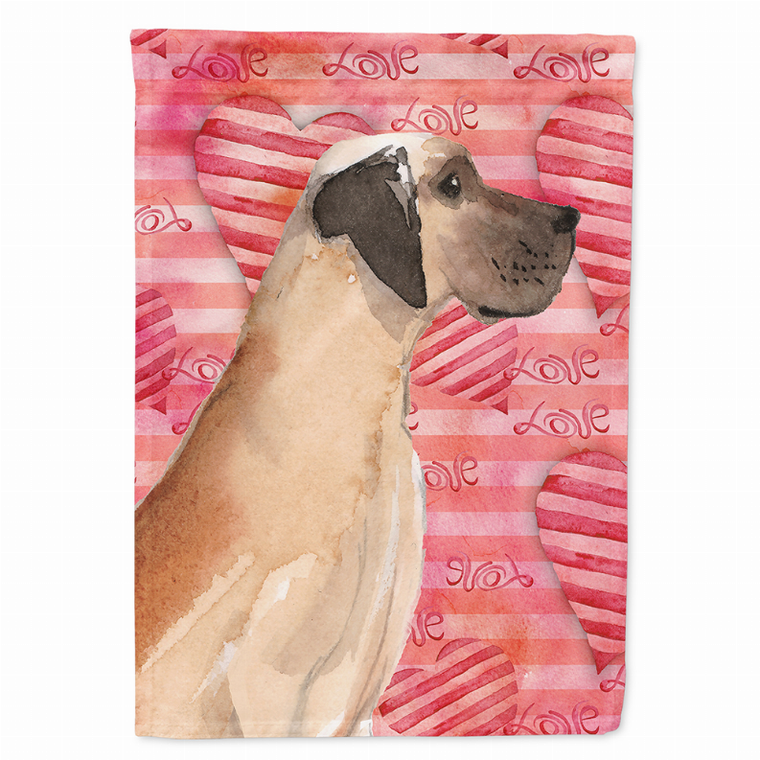 Love/Dog Breed Themed Flag Canvas - 652259139132