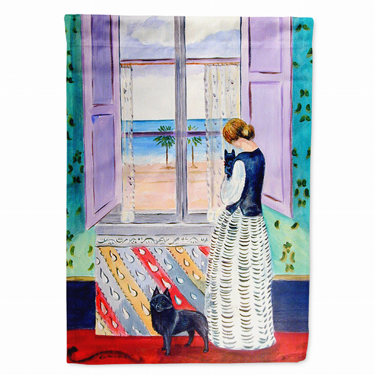 Lady/Dog Breed Flag Canvas - 705332075732