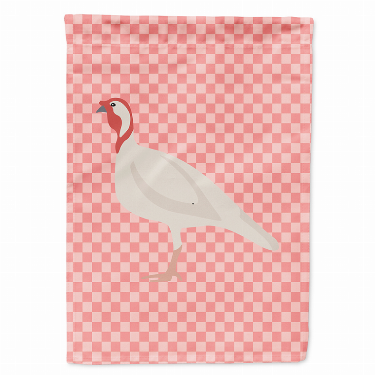 Animal/Bird Themed Pink Check Flag Canvas - 638508946386