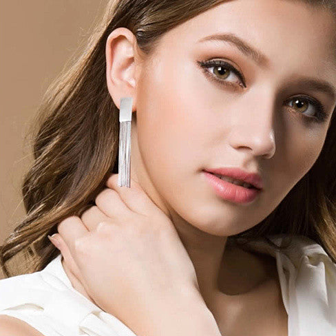 Jazzel Tassel Fringe Earrings - 700000010305