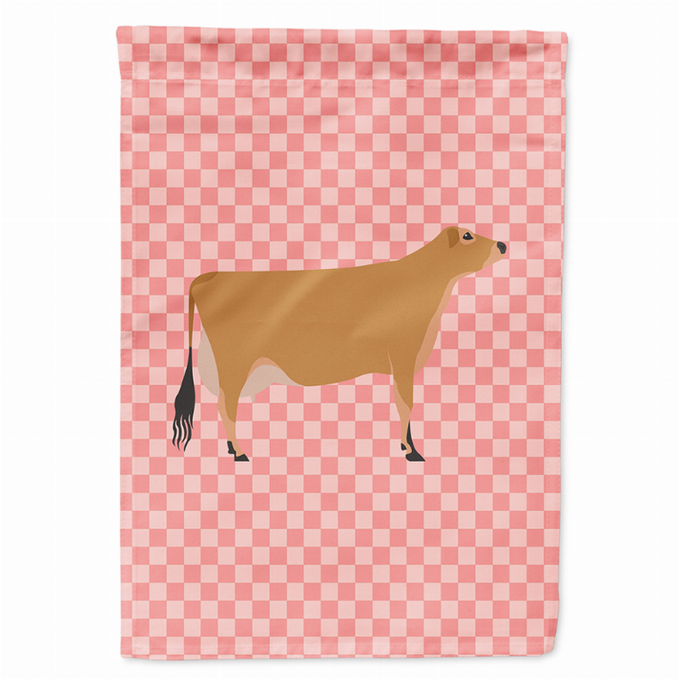 Animal/Bird Themed Pink Check Flag Canvas - 638508944788