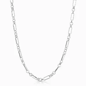Silver Small Multi Link Chain - 089354786017