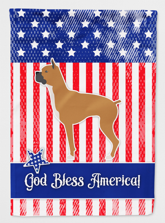 USA Patriotic Dog Breed Themed Flag Canvas - 638508493415