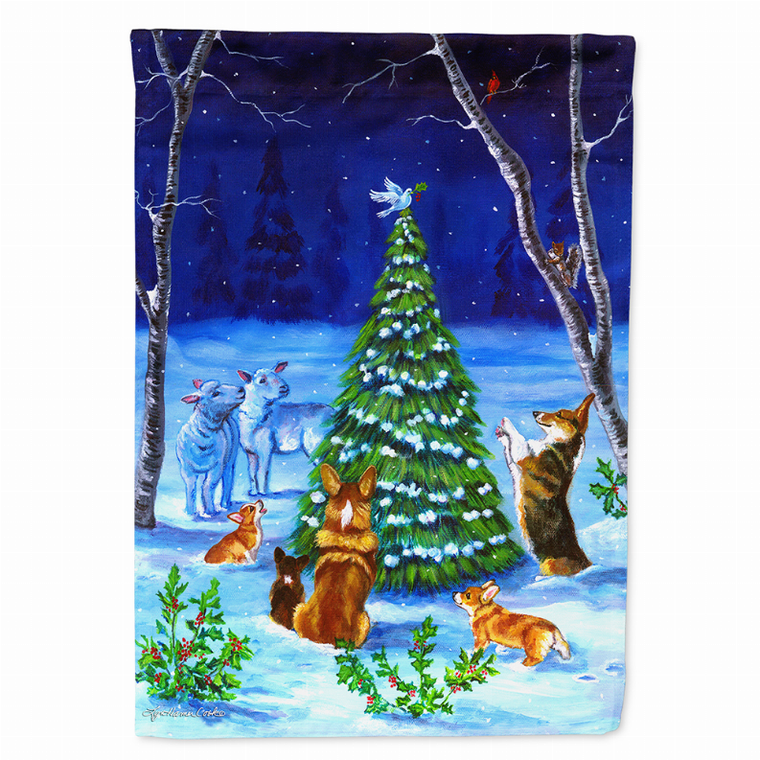 Christmas Dog Breed Themed Flag Canvas - 638508054388