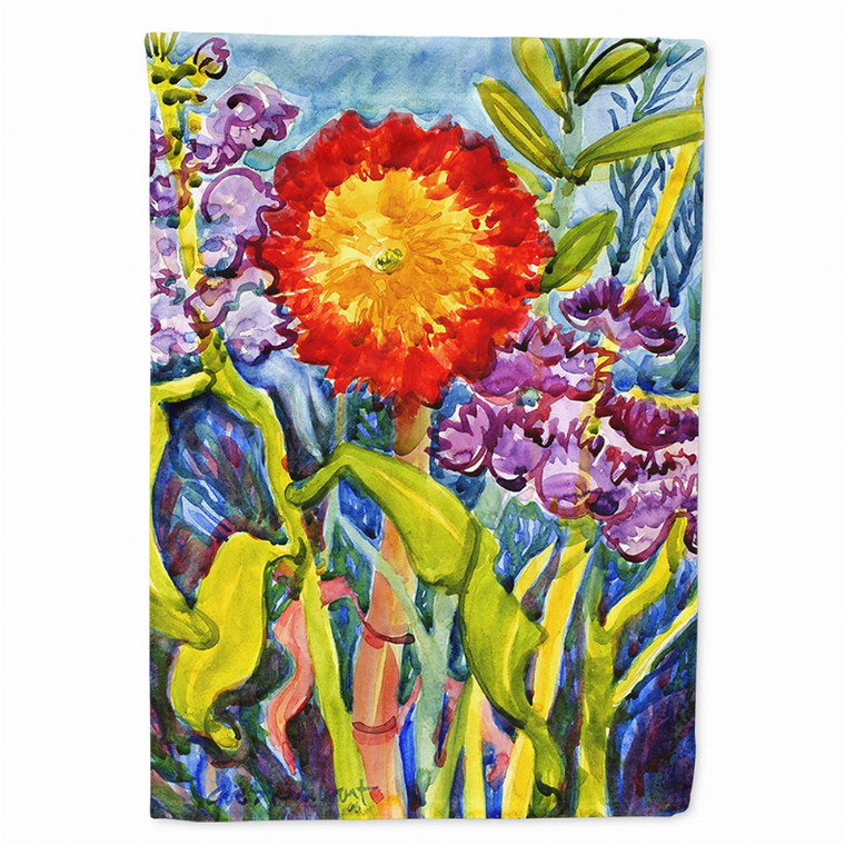 Flowers Themed Flag Canvas - 705332088848