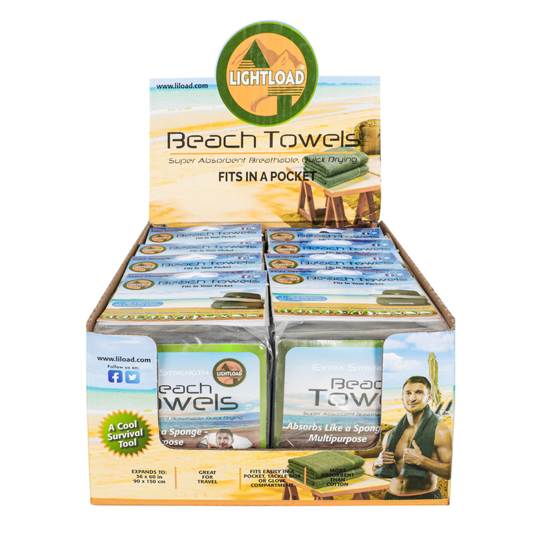 Lightload Beach Towels Compressed Fast Dry X Strong - 856147000386