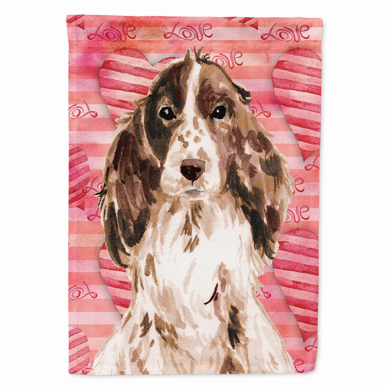 Love/Dog Breed Themed Flag Canvas - 652259139064