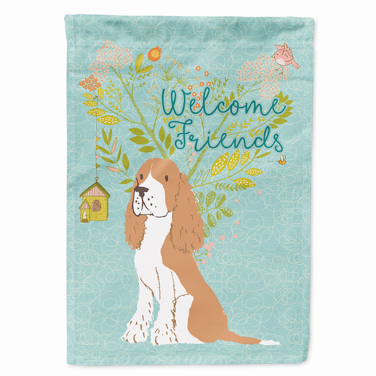 Welcome Friends/Dog Breed Themed Flag Canvas - 652259199266