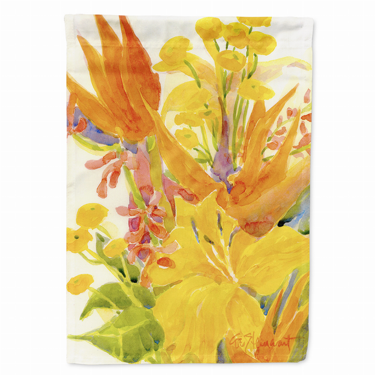 Flowers Themed Flag Canvas - 705332088763
