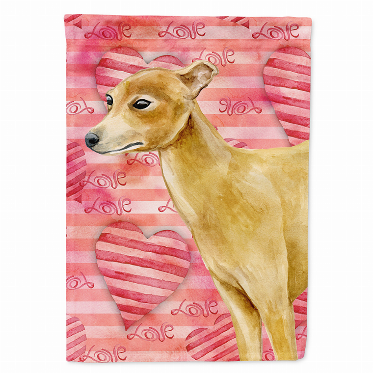 Love/Dog Breed Themed Flag Canvas - 652259160440