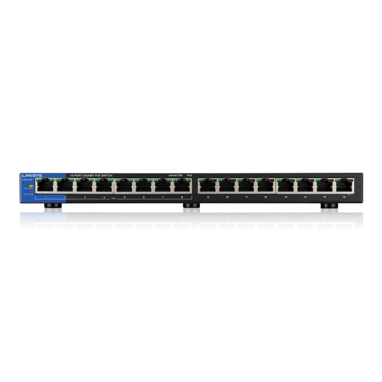 16-port Desktop Gigabit Switch 8 Prt Poe - 722868998342