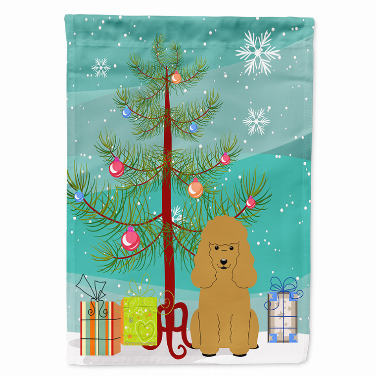 Merry Christmas Tree/Dog breed Themed Flag Canvas - 638508537119
