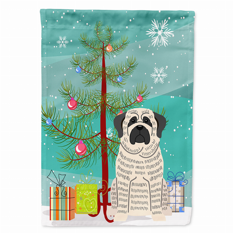 Merry Christmas Tree/Dog breed Themed Flag Canvas - 638508536587