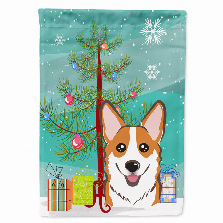 Christmas Tree/Dog  Breed Flag Canvas - 638508103543