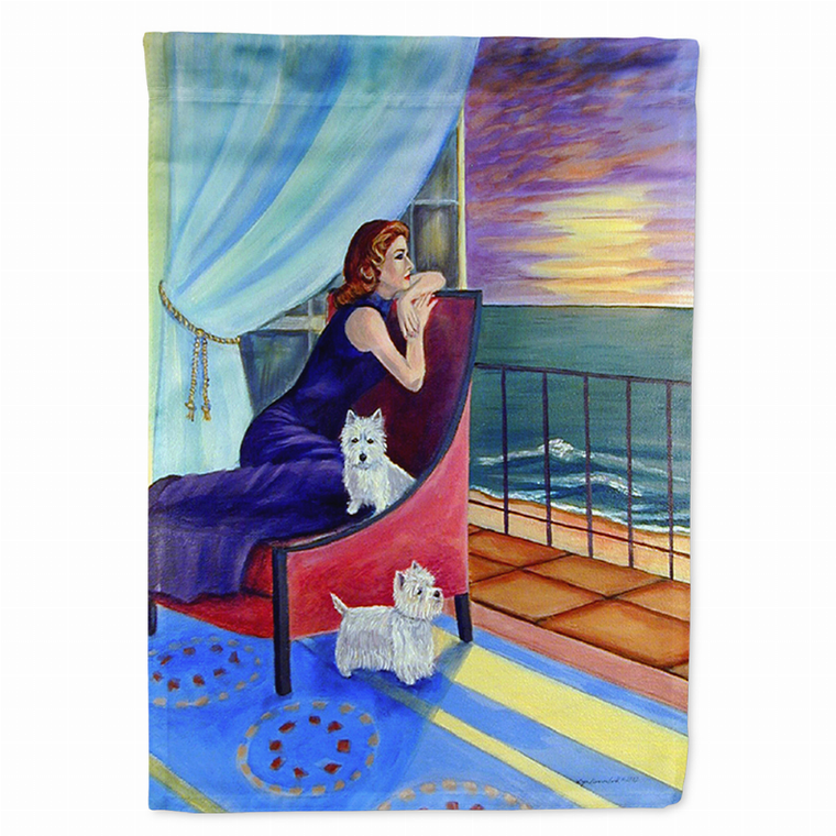 Lady/Dog Breed Flag Canvas - 705332075169