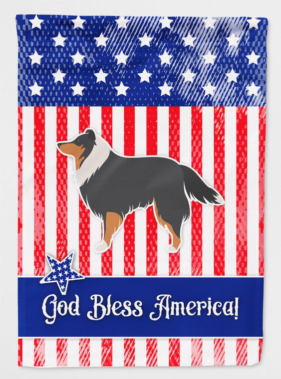 USA Patriotic Dog Breed Themed Flag Canvas - 638508493187