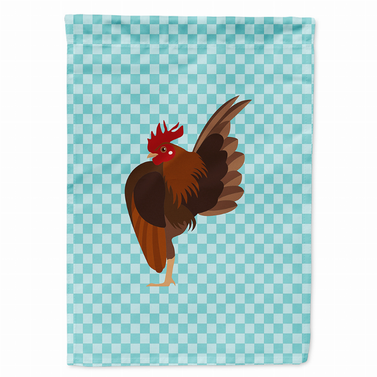 Animal/Bird Themed Blue Check Flag Canvas - 638508946652