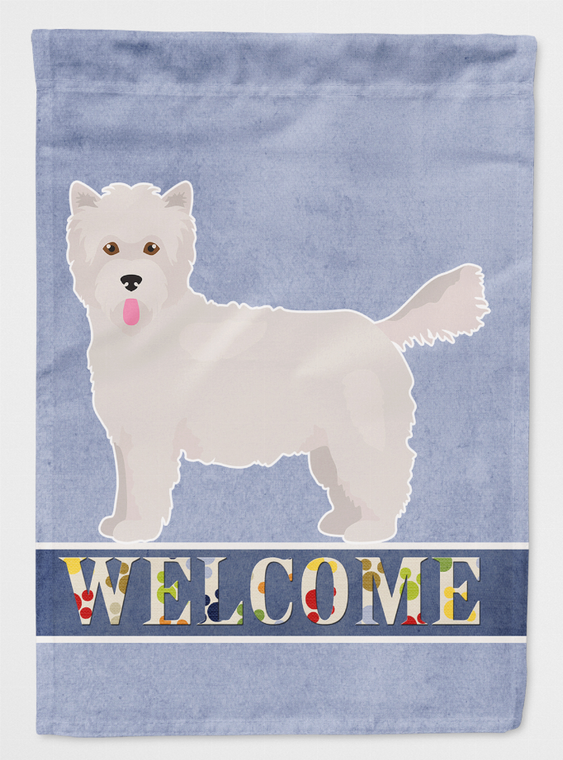 Westiepoo #2 Welcome Flag Canvas House Size - 194030051917
