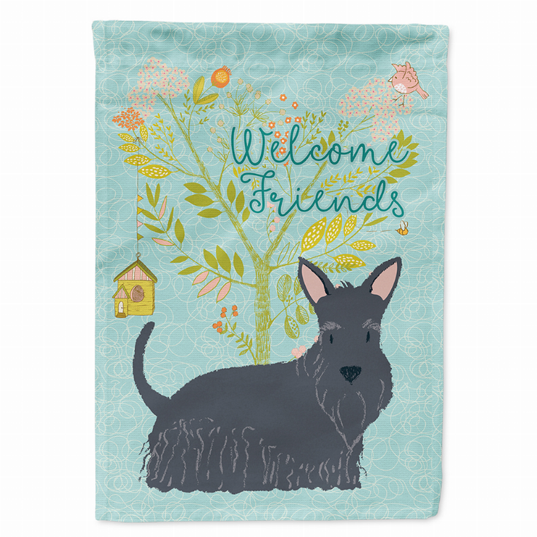 Welcome Friends/Dog Breed Themed Flag Canvas - 652259199228