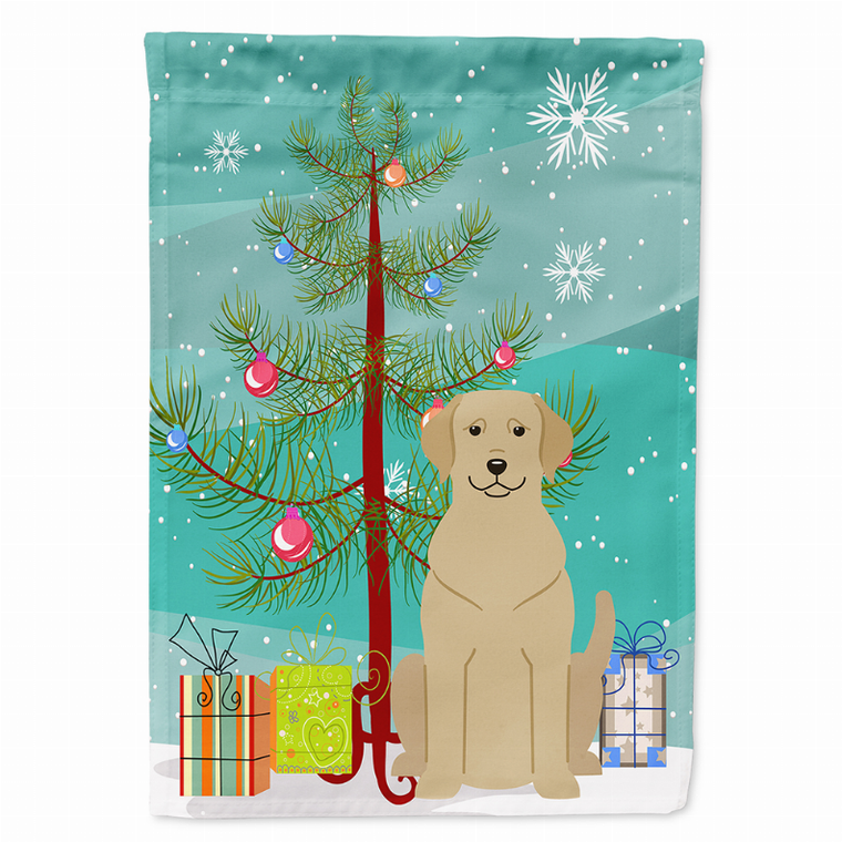 Merry Christmas Tree/Dog breed Themed Flag Canvas - 638508536976