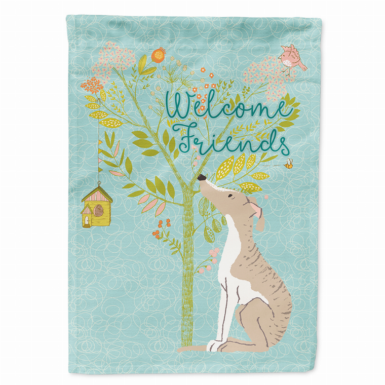 Welcome Friends/Dog Breed Themed Flag Canvas - 652259199327