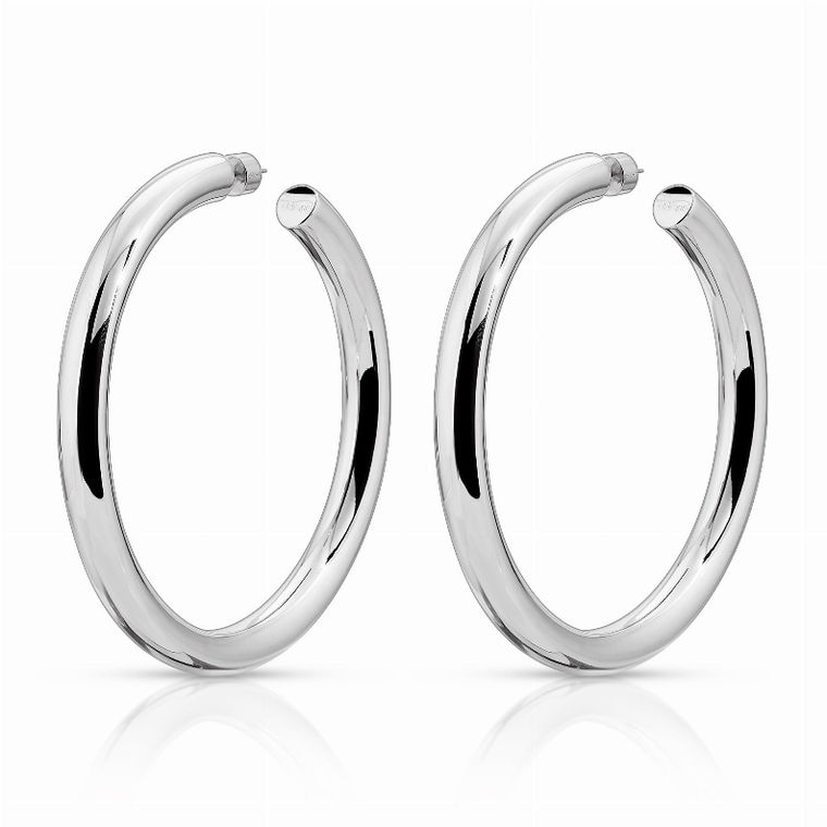 Eklexic Kelly Hoops, 2 Inch, Surgical Steel Posts, Durable Chic